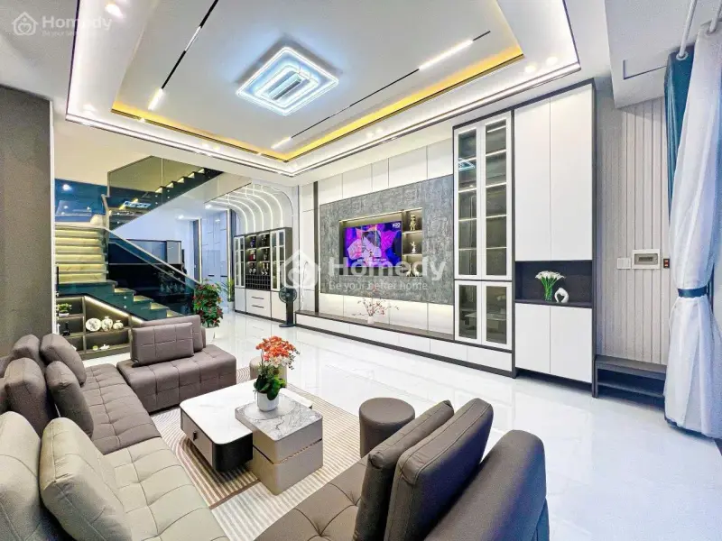 Bán Nhà 2 Lầu Mới 100% Tặng Full Nội Thất Lộ Giới 20M Sổ Hồng Hoàn Công Hỗ Trợ Vay Bank Ls Ưu Đãi