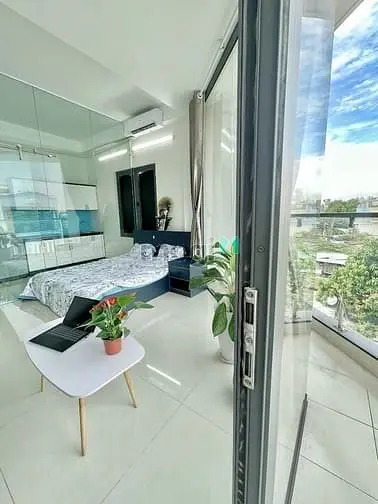 Căn Hộ Cao Cấp 1Pn Ban Công Gần Chợ Bà Chiểu