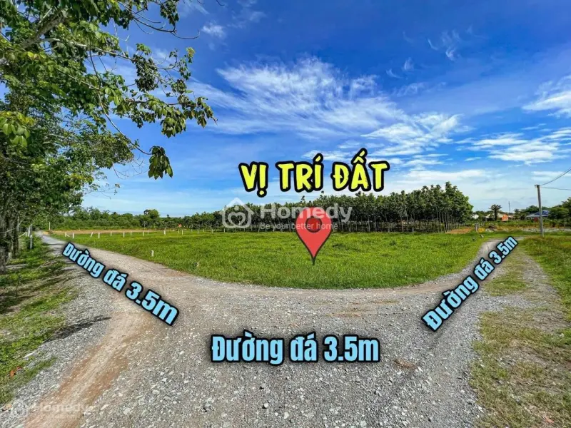 Đất Thạnh Đức, Gò Dầu, Tây Ninh, Shr 105M2/ 339 Triệu