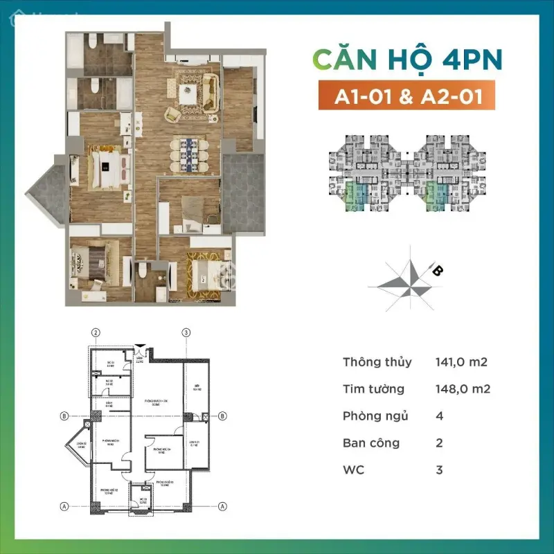 Bán Căn 127M2 Tòa A Tầng Trung View Công Viên Cây Xanh Có Vay Vốn Ls 0% Giá Chỉ 3,6 Tỷ Có Sổ