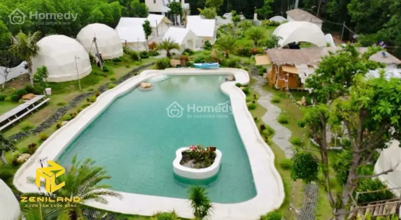 Sở Hữu Ngay Khu Nghỉ Dưỡng Đang Hoạt Động Với Tổng Diện Tích 3000M2. 618M Đất Thương Mại Dịch Vụ