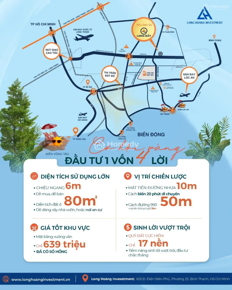 Siêu Phẩm Đất Nền Gần Kcn Đất Đỏ Với Mức Giá Hấp Dẫn Chỉ 3,7 Triệu/M2 Có Sổ Hồng Riêng.