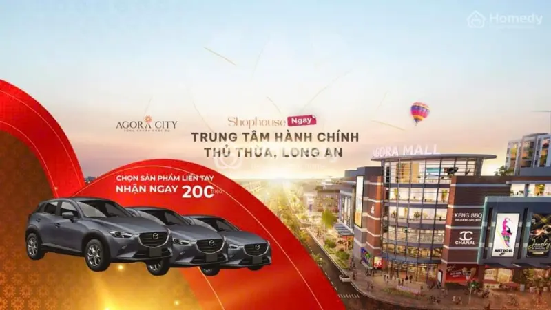 Agora City Sống Chuẩn Chất Âu - Khu Đô Thị Hành Chính Thủ Thừa Long An