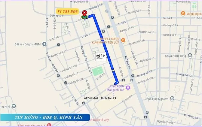 Bán Nhà Mới Khu Tên Lửa, Mt Đường Số 1B, 5 X 20M, 3.5 Tấm, 13.2 Tỷ. Đd
