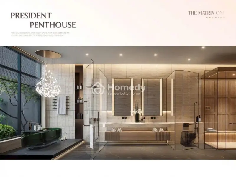 Siêu Víp Penthouse/Skyvilla The Matrix One Mỹ Đình - Sống Đẳng Cấp Giới Hạn Riêng (Sân Vườn Rộng)