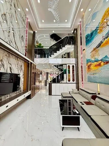 Nhà Đường Thông Thạnh Lộc 37, Dt:4X16M, Lửng, 3Lầu, 4Pn, Gara Ô Tô