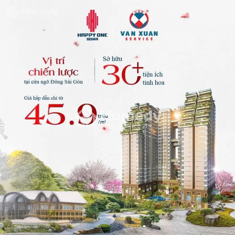 Happy One Sora Thủ Đức – Căn Hộ Thiết Kế Phong Cách Nhật Bản