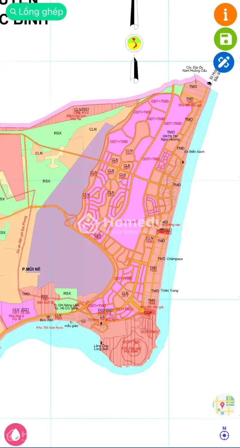 Chọn Lọc 4 Lô Đất Đẹp, Giá Tốt Đường Xuân Thủy, Hòn Rơm, Mũi Né, Phan Thiết