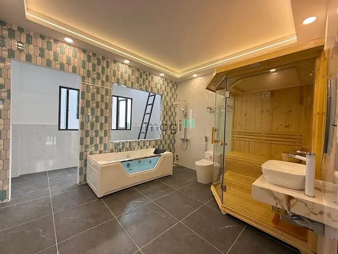 Nhà Đường Thông Tx 25, Dt:4X14M, Lửng, 3Lầu, 4Pn, Gara Tô, S/Thượng