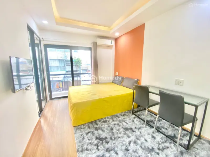 Cho Thuê Căn Hộ Full Tiện Nghi Ban Công Thoáng Mát Đường Trần Phú Quận 5, Máy Giặt Riêng