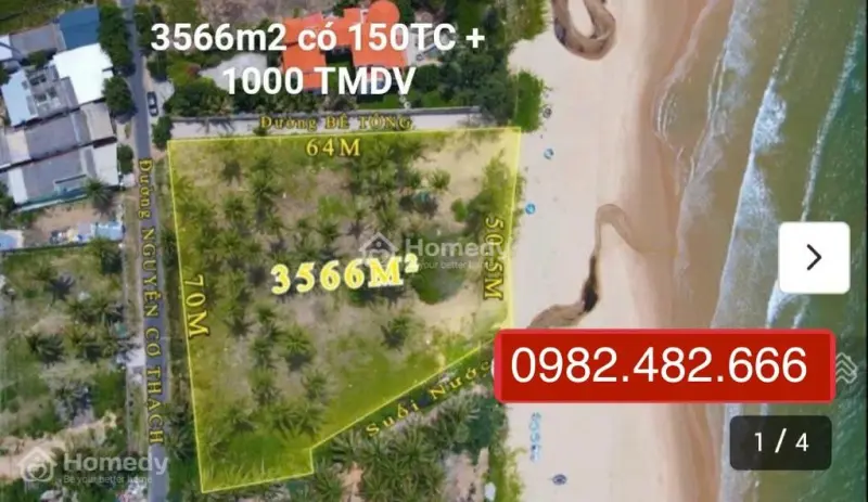 Bán 5 Lô Đất Đẹp Giáp Biển Hòn Rơm, Mũi Né Gần Bến Du Thuyền Nova Marina City