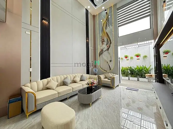 Nhà Đường Trần Thị Năm, Dt:4X20M, Lửng, 3Lầu, 4Pn, Gara Ôtô, S/Thuong
