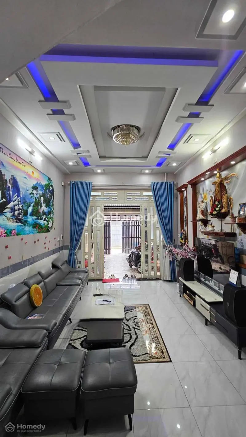 Nhà 4 Tầng - Nội Thất Víp - Dt: 88M2 - Huỳnh Thị Hai - Tân Chánh Hiệp - Quận 12 - Ngộp Bank.