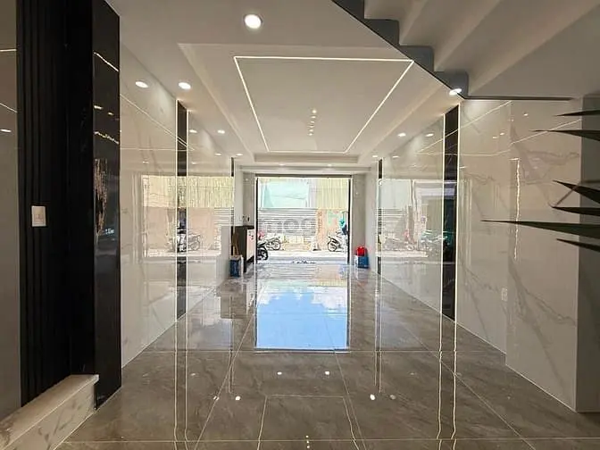 Nhà Đường Thông Tx 25, Dt:4X19M, Lửng, 3Lầu, 4Pn, Gara Ôtô, Sân Thượng