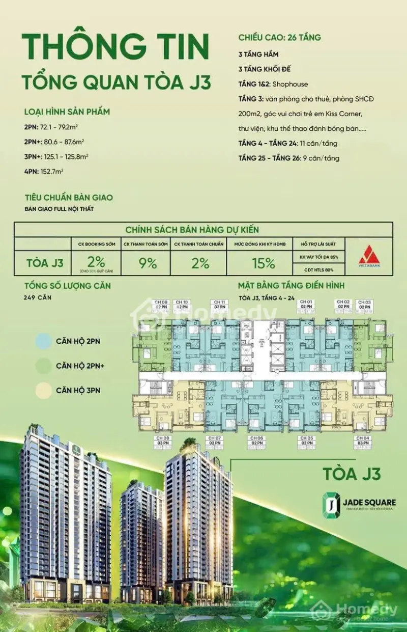 Jade Square Tâm Điểm Sống Và Đầu Tư Phía Tây Bắc Hà Nội . Lh 0972362***
