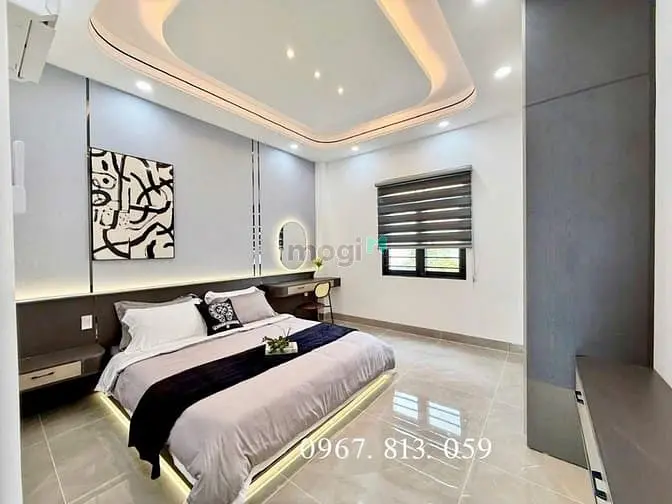 Nhà Sát Gò Vấp Và Bên Trường Học, Dt:4X19M, Lửng, 3Lầu, 4Pn, Gara Ô Tô