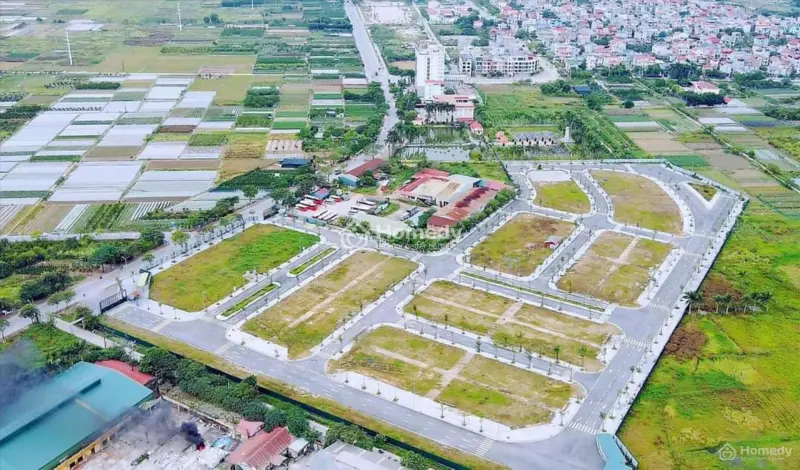 Bán 180M2 Đất Biệt Thự Tái Định Cư Đông Nam Cổ Dương - Lô 3 Mặt Tiền - Mặt Đường Đôi 23M