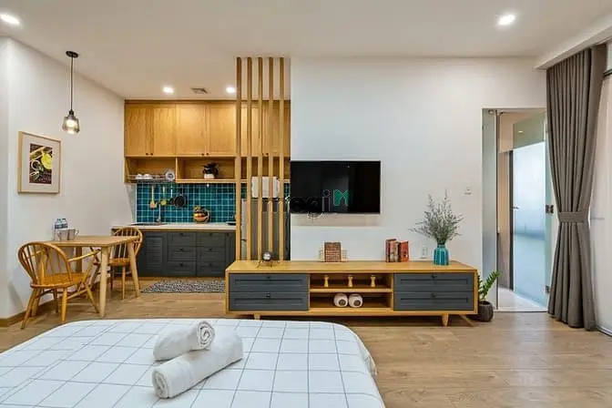 Căn Hộ Cao Cấp 1Pn Full Nội Thất Phòng Đẹp Gần Landmark 81