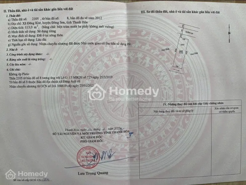 Siêu Rẻ, Bán Lô 113M2 Mặt Tiền 6M View Công Viên Kđt 725 Phường Đông Sơn Thanh Hóa Giá Đầu Tư