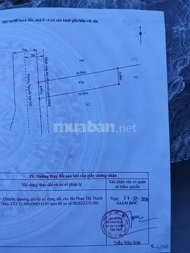 Bán Đất Tại Nguyễn Văn Mỹ, Bình Tịnh, Tân Trụ, Long An, Giá 780Tr