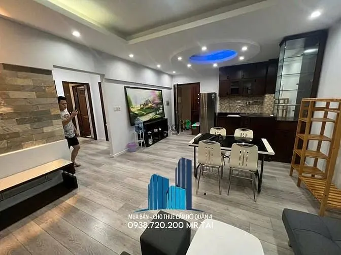 Cho Thuê Chung Cư Khánh Hội 2 - 100M2 2Pn 2Wc - Có Nội Thất - Giá 18Tr