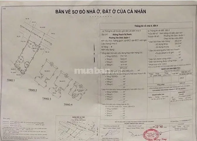 Bán Biệt Thự Phường Tân Định, Thạch Thị Thanh, Dt Lớn 233M², 125 Tỷ