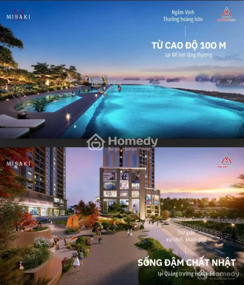 Misaki Tower Căn Hộ 2Pn,2Vs,Diện Tích 71,5M2 Sống Chuẩn Nhật Giữa Lòng Hạ Long