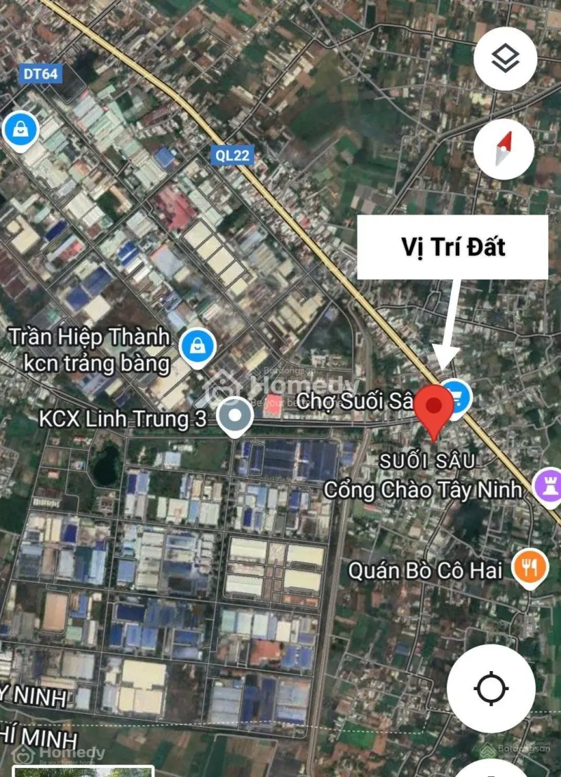 Chủ Ngộp Cần Bán Nhanh Lô Đất 534M2, Đ. Suối Sâu, X. An Tịnh, Trảng Bàng, Tây Ninh - Shr Giá 900Tr