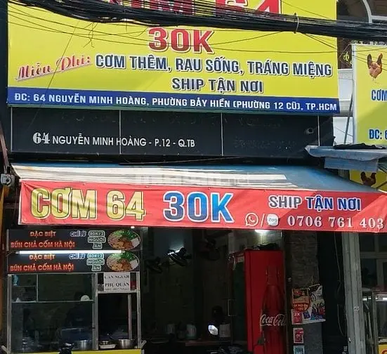 Sang Quán Cơm Trưa Văn Phòng Khu K300, P12, Tân Bình