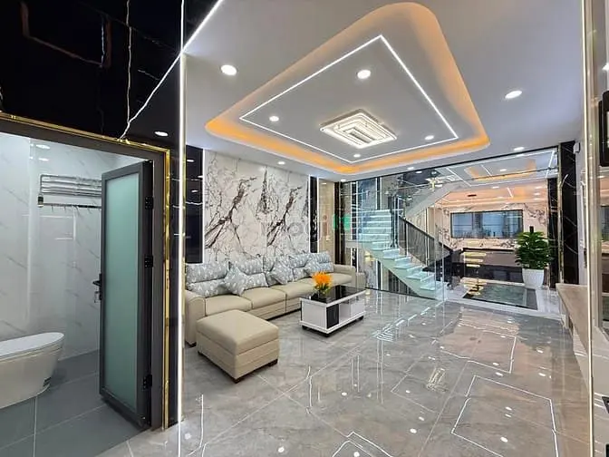 Nhà 1 Sẹc Đường Thông Tx 25, Dt:4.5X18,5M, Lửng, 3Lầu, 4Pn, Sân Thượng