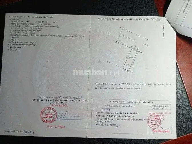 Bán Đất Mt Đường Nội Bộ 12M - Phạm Thế Hiển P7 Q8 Shr 90M2, Hỗ Trợ Nh