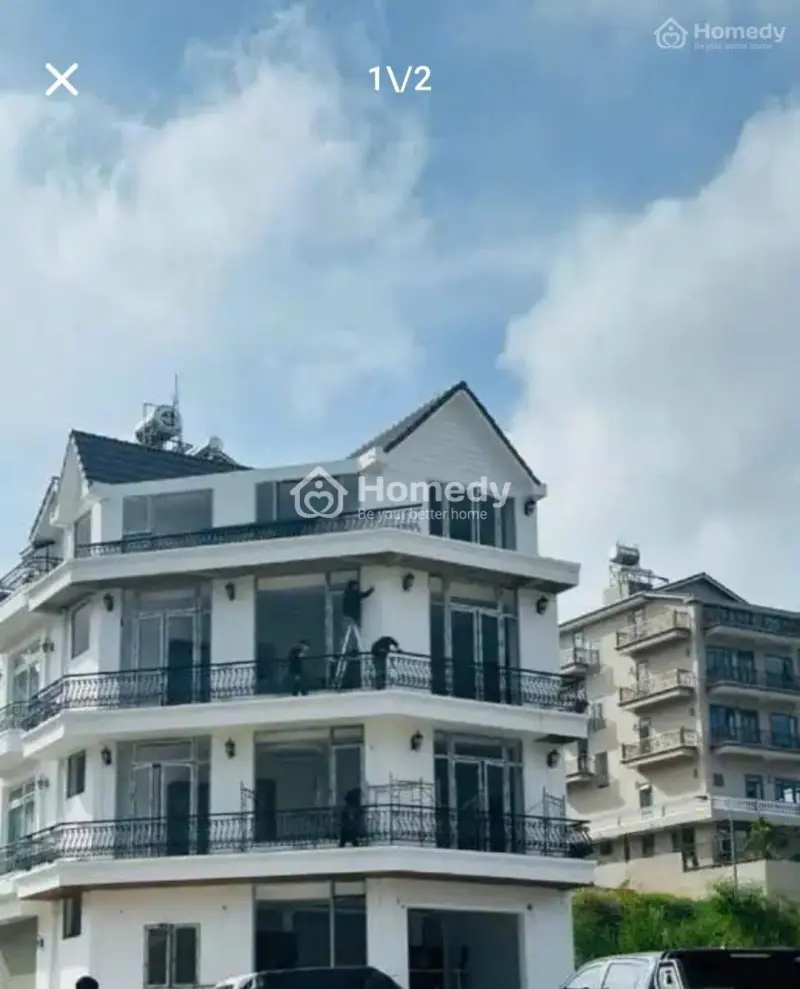 Bán Nhà Mới Xây 2 Mặt Tiền Trung Tâm P4 Đà Lạt - 7 Pn, Sổ Riêng - Giá Tốt 8.6 Tỷ