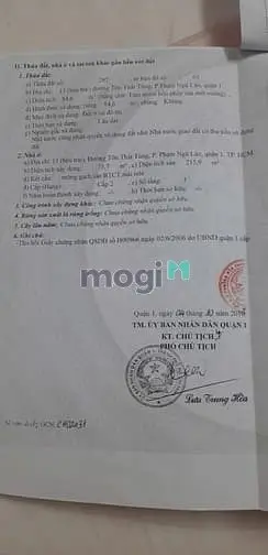 Bàn Nhà 15 Tôn Thất Tùng Quận 1 Chỉ 505Triệu/M2 Dt 4X18 Cn85M2