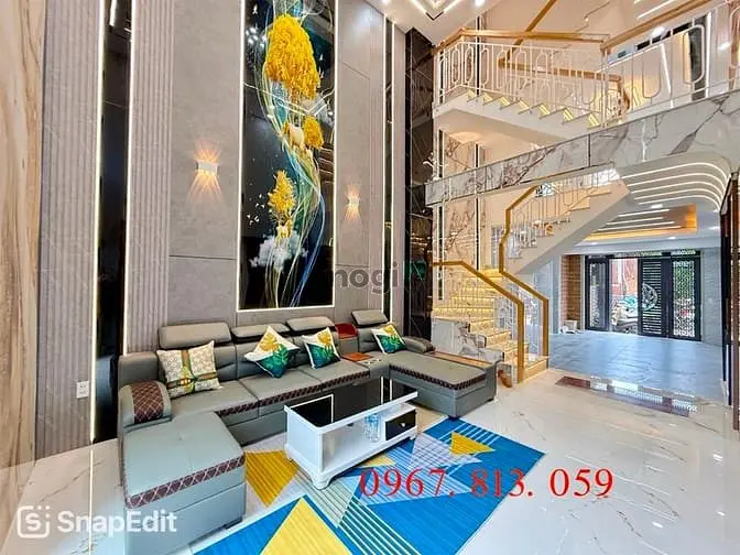 Nhà Mới Đường Thạnh Xuân 25, Dt:4X17,5M, Lửng, 3Lầu, 4Pn, Gara Ô Tô