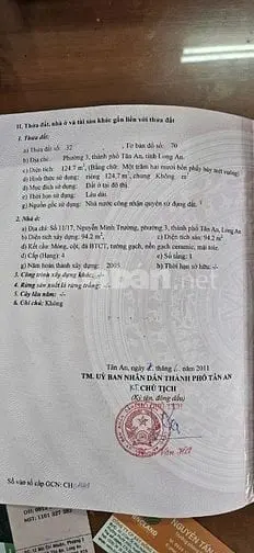 Bán Nhà Riêng Tại Đường Nguyễn Minh Trường, Phường 3, Tân An, Long An