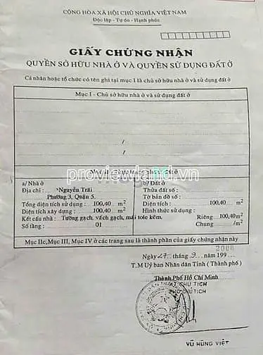 Bán Nhà Nguyễn Trãi, Chợ Quán, Quận 5, 4X26M, Nhà Trống, Giá Tốt