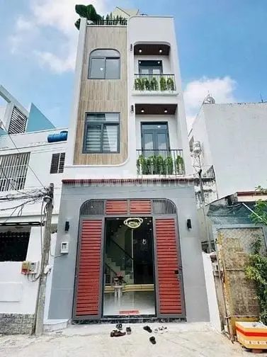 Chủ Cần Bán Nhà 48M2 Lê Trực Xây 1 Trệt 2 Lầu. Hẻm 4M Hơn, Sổ Hồng