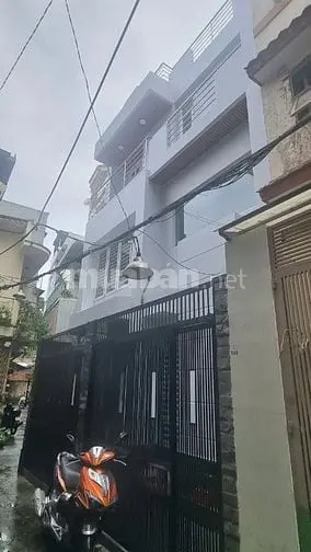 Nhà 4 Tầng Dt 6M X 9,46M Nở Hậu 6,5M Hẻm 129 Nguyễn Trãi Nhà Mới
