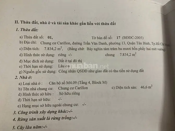 Chính Chủ Bán Căn Hộ Carillon - 2Pn, 1Wc, 55M2, Giá 3.5 Tỷ.
