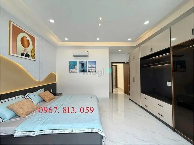 Nhà Đường Thông Tx 38, Dt:4,5X12M, Lửng, 3Lầu, 4Pn, Gara Ôtô, S/Thượng