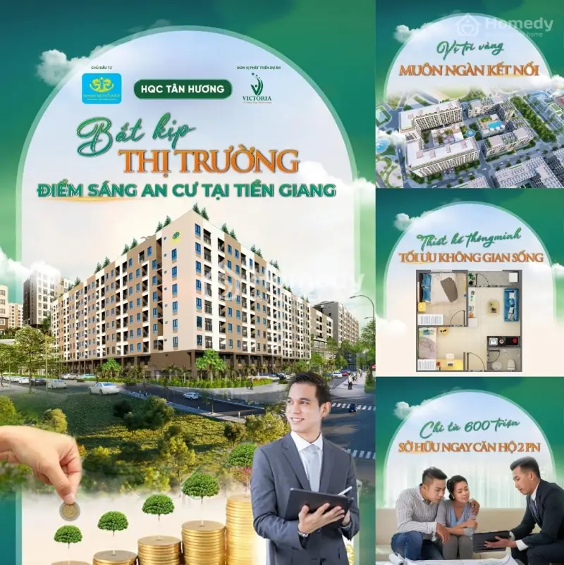 663Tr/Căn Hộ Tặng 30Tr Nội Thất Tháng 8-9/2025 Tại Chung Cư Tân Hương