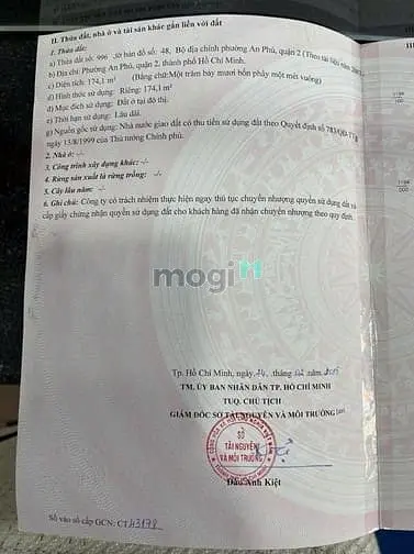 Bán Đất Đường 24B Phường An Phú Quận 2 Cũ Giá 36 Tỷ
