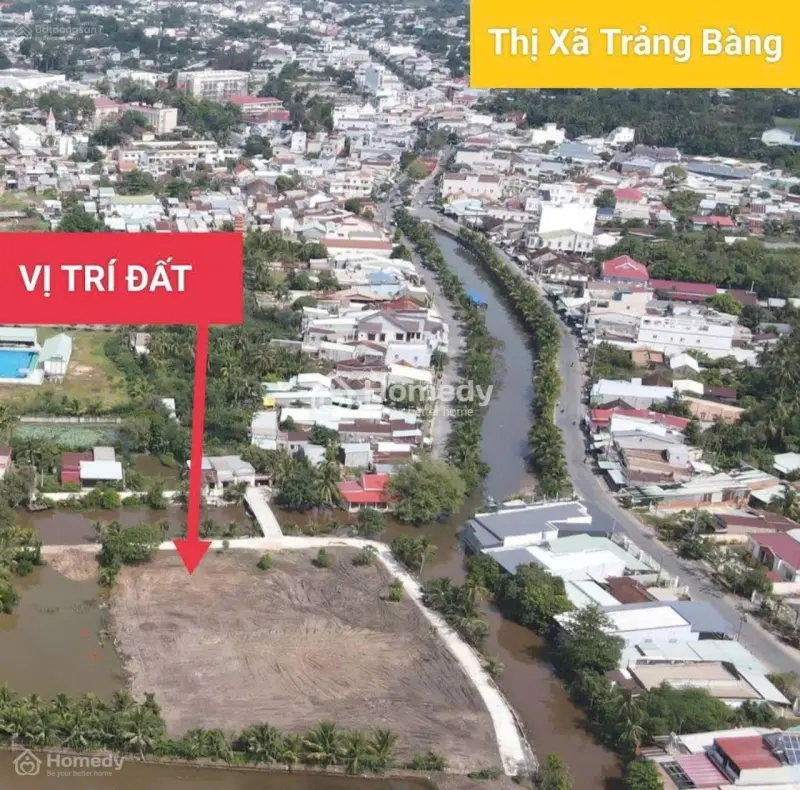 Đất Vườn View Sông 400M2, Xã An Tịnh,Trảng Bàng, Tây Ninh- Shr, Dân Cư Đông Đúc Giá 850Tr