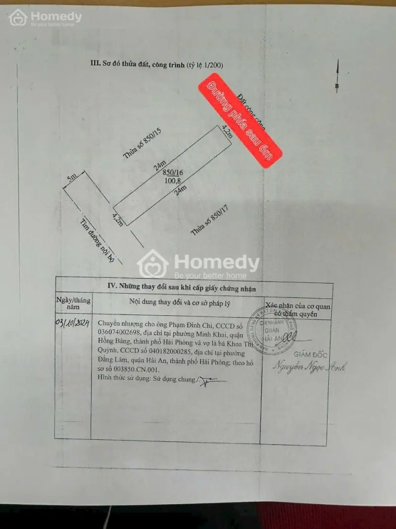 Đất Phân Lô Cạnh Tái Định Cư Vườn Hồng, Đằng Hải, Hải An, Hải Phòng