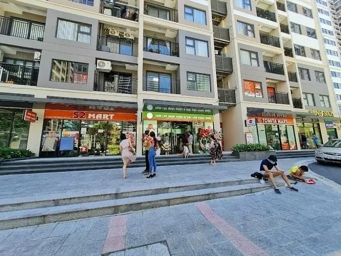 Bán Shop Parking Zone 4 Vinhomes Smart, Tầng 1:42M2, Giá 3,85 Tỷ