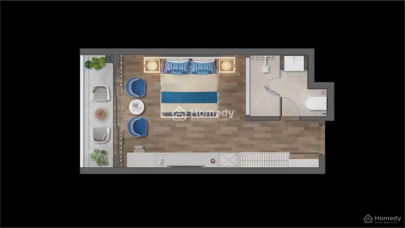 Studio 30M2 View Biển, Giá Tốt Nhất Thị Trường, Chỉ Từ 1,6X Tỷ