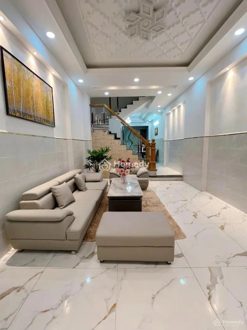 Cần Tiền Trả Nợ Bán Nhà 60M2,1 Trệt 2 Lầu,1 Tỷ 450Tr,Nguyễn Văn Luông,P12,Quận 6,Lh Hùng 0775069***