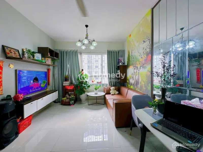 Cho Thuê Chung Cư Phú Thạnh, Nguyễn Sơn, Tân Phú: 2P Ngủ, Nt, 10Tr5