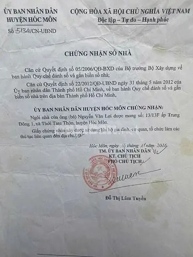 Bán Nhà 4X8 Gác Lửng Hẻm 3M Thới Tam Thôn 9, Hóc Môn 1,1 Tỷ