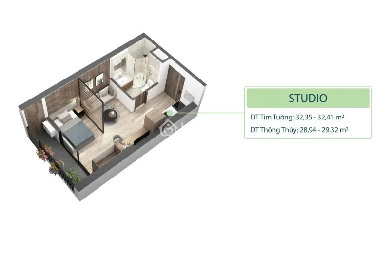 Bán Căn Hộ Studio - Tòa S Premium , Chung Cư Sky Oasis , Kđt Ecopark - Đủ Đồ , View Sông Hồng